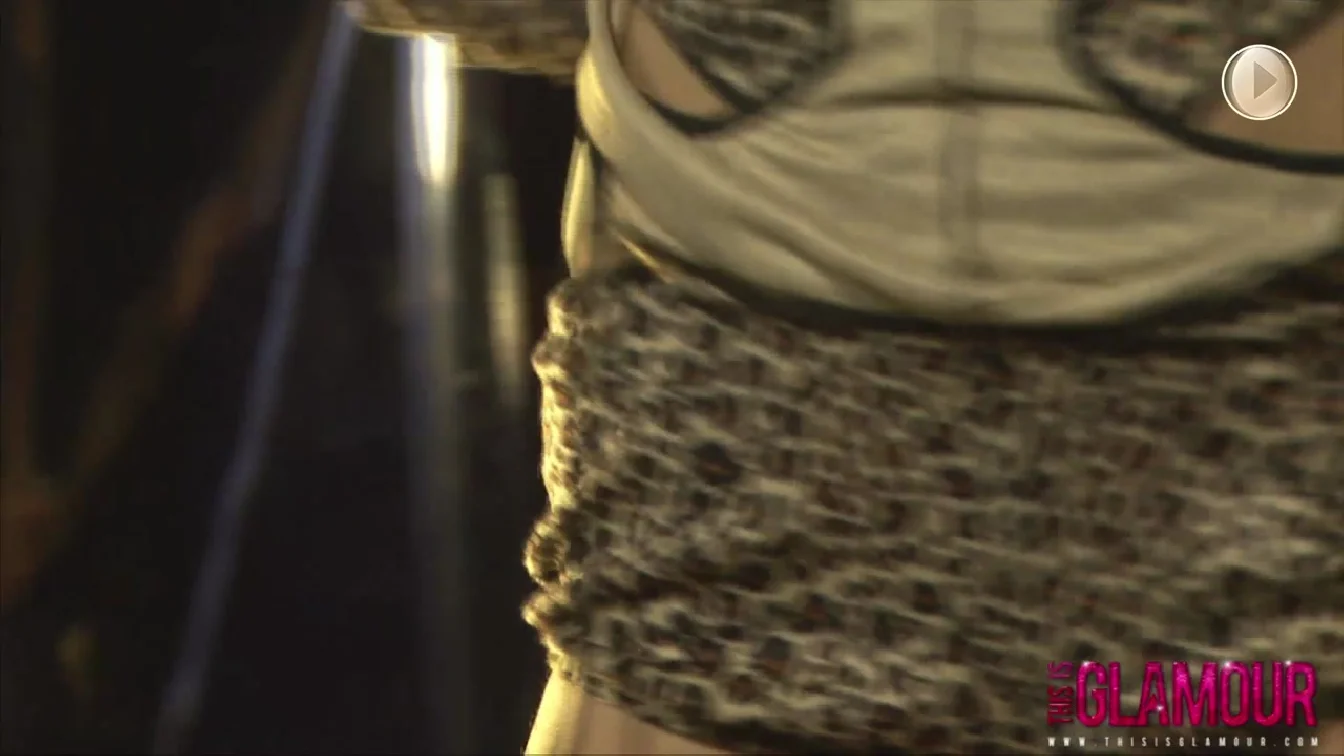 ThisIsGlamour Syren Sexton Leopard Print Bra And Panties Striptease BTS XXX